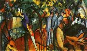 August Macke Zoological Garden I oil painting reproduction